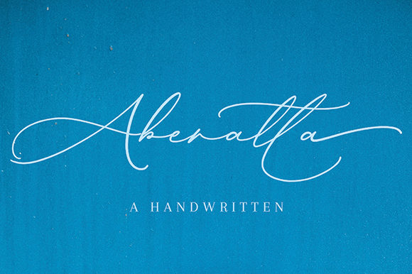 Aberatta: The Elegant Script Font for Editorial Design