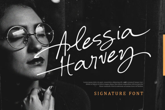 Alessia Harvey: The Elegant Script Font for Marketers