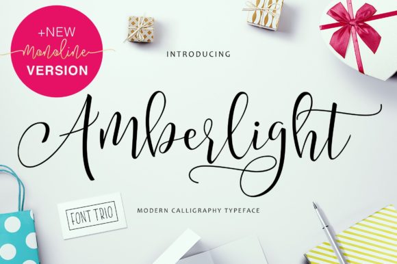 Amberlight Font for Elegant Small Business Branding