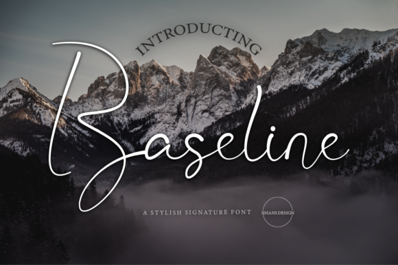 Baseline: A Light Handwritten Typeface for Editorial Elegance