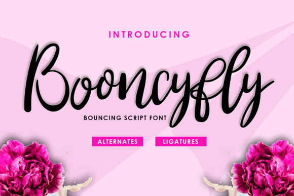 Booncyfly Typeface for Editorial Design