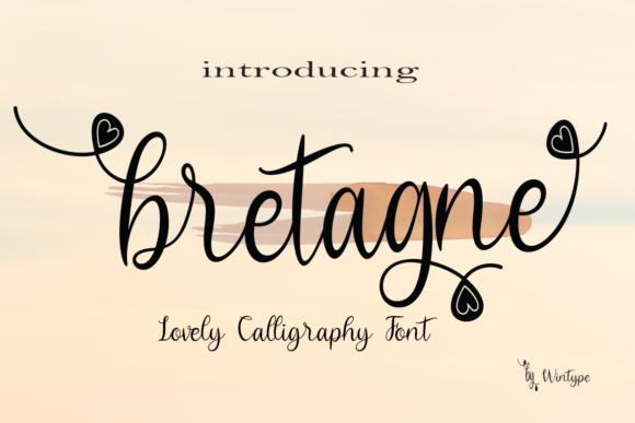Bretagne: A Delicate Handwritten Font for Elegant Branding