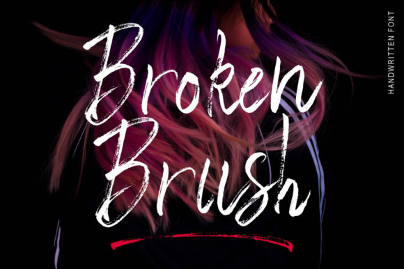 Broken Brush: The Authentic Script Handwritten Font