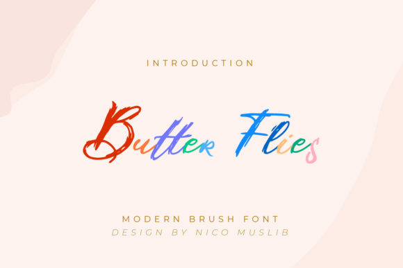 Butter Flies: A Modern Handwritten Font for Editorial Design