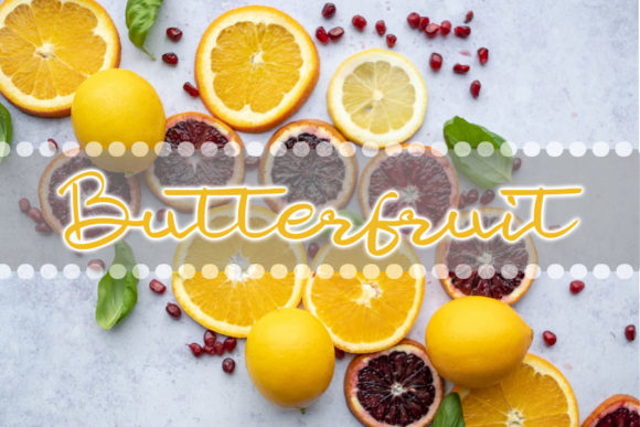 Butter Fruit Font for High-Impact Campaign Design