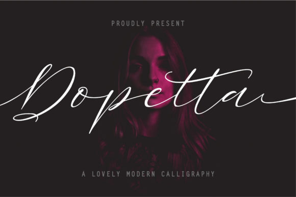 Dopetta Font: Elevate Campaign Visuals with Script Handwritten Elegance