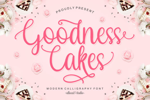 Goodness Cakes Font for Elegant Branding Projects