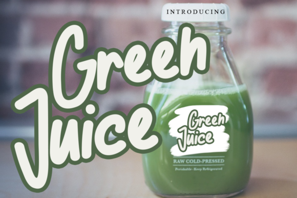 Green Juice: A Fresh Script Handwritten Font for Web Design