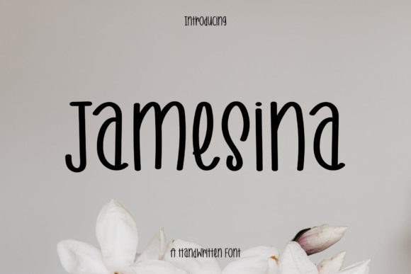 Jamesina: A Friendly Handwritten Font for Branding