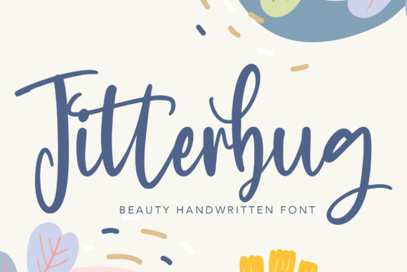 Jitterbug: A Playful Script Handwritten Font for Makers