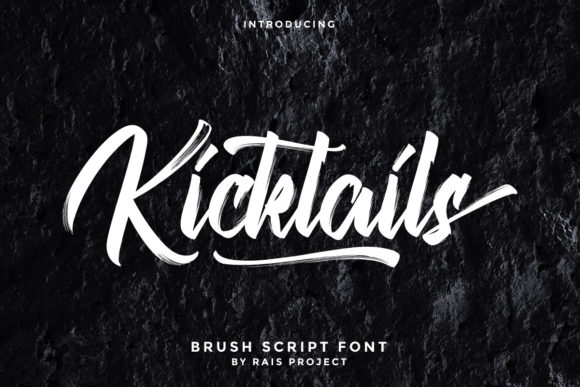 Kicktails Handwritten Font for Social Media