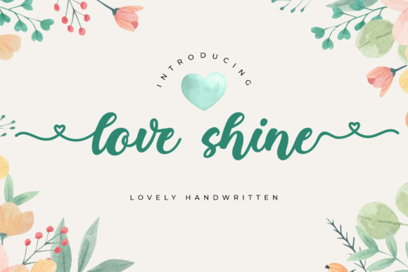 Love Shine Font for Elegant Business Branding