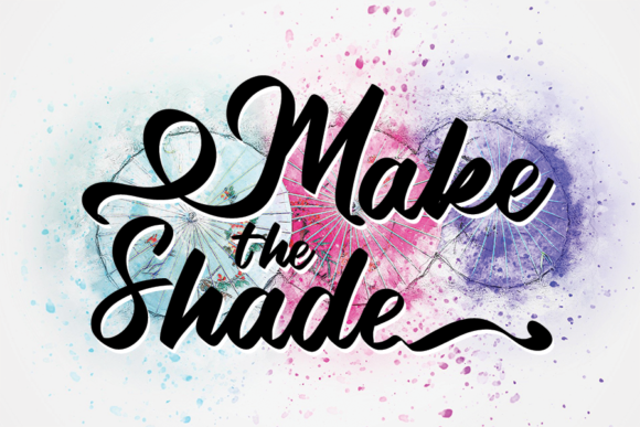 Make the Shade Font for Elegant Branding