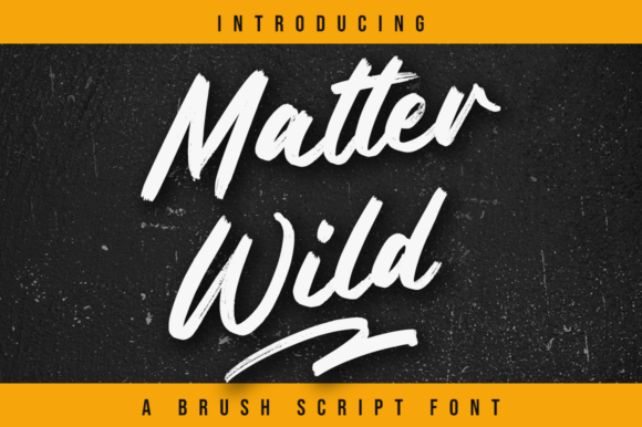 Matter Wild Font for Small Business Branding