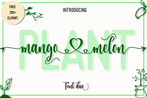 Plant Mangomelon: A Dainty Font for Elegant Branding