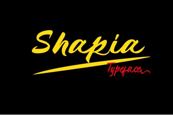 Shapia: A Handwritten Typeface for Editorial Design