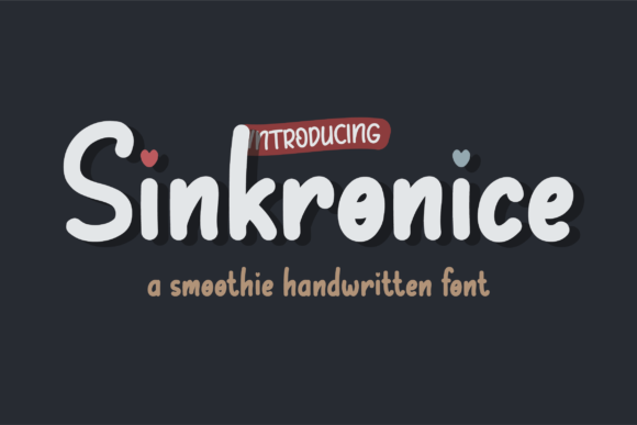 Sinkronice: The Perfect Handwritten Font for Crafters