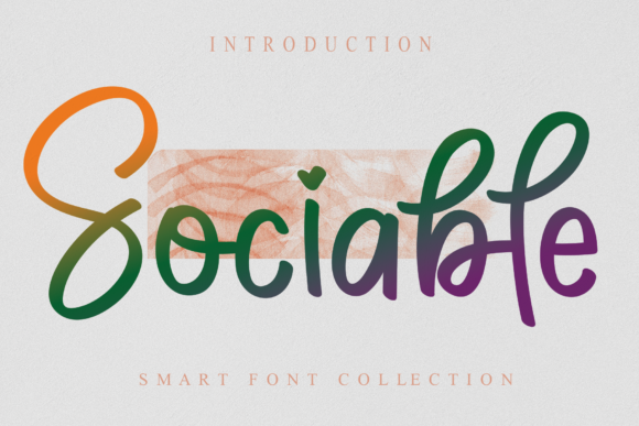 Sociable: A Sweet Handwritten Typeface for Web Design