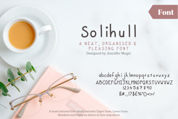 Solihull: A Neat Handwritten Font for Branding