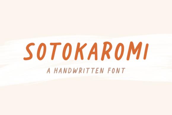 Sotokaromi: A Playful Handwritten Font for Web Design