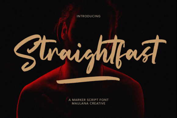 Straightfast Font for Editorial Design