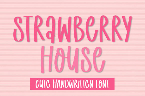 Strawberry House Font for Modern Web Design