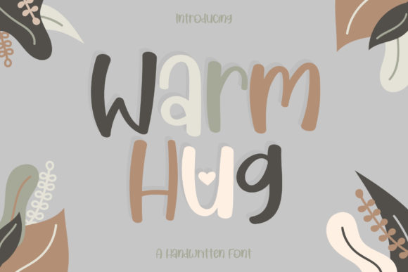 Warm Hug: A Friendly Handwritten Typeface for Web Design
